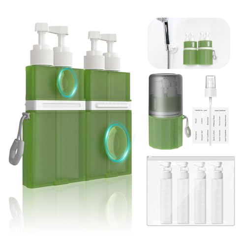 Image of YOTIME 4in1 Travel Dispenser Bottle, TSA Approved Travel Size Containers