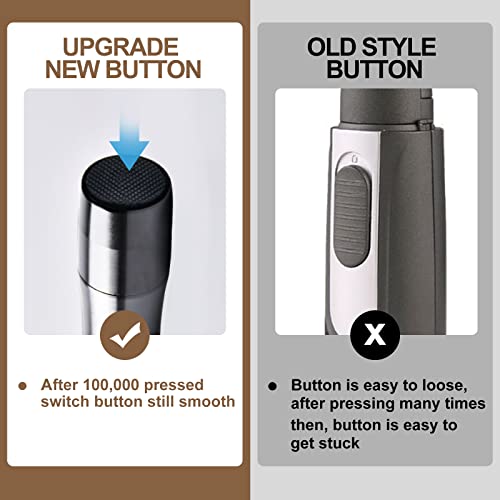 Nose And Ear Hair Trimmer Clipper For Men And Women, Painless Eyebrow And Facial Hair Remover, Professional Mens Grooming, Battery Operated Trimmer Waterproof Washable, Dual Edge Blades Easy To Clean #TOP5