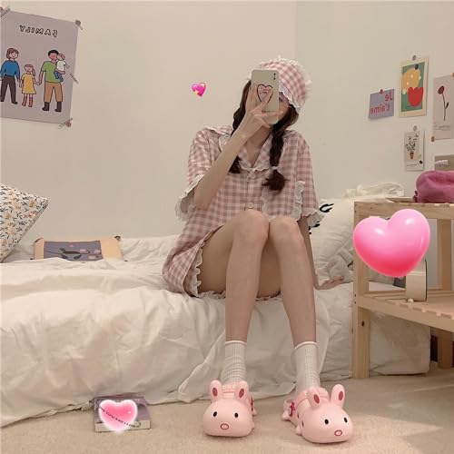 Sandals women Bunny slippers Cute Y2k Aesthetic Outdoor Shower slippers Shower flip flops women Flats Indoor Beach Travel Pool Rabbit3