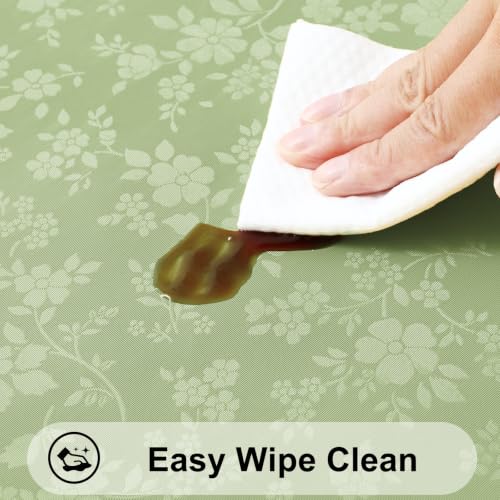 Image of Smiry Rectangle Waterproof Heavy Duty Vinyl Tablecloths, 52 x 70 Inch