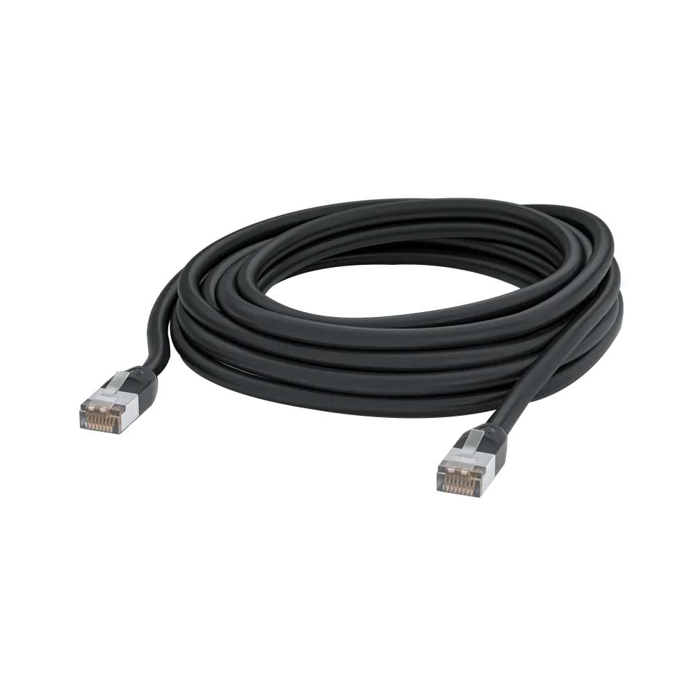 UBIQUITI Patch Cable Outdoor 8M Black, all-weather, RJ45 Ethernet Cable, Category 5e, Weatherproof