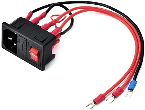 Listado y reviews de Interruptor de fusibles comprados en linea. 37 Pomya Módulo de zócalo de Interruptor de alimentación Universal, Tipo U 15A 220V / 110V Módulo de zócalo de Interruptor/Adaptador de Fuente de alimentación con un Fusible...
