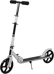 Replay Kids Patinete Infantil Juvenil 2 Rodas 2Fly, Dobrável com Guidão ajustável e Bolsa de Proteção, Suporta até 80Kgs, Branco