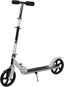 Replay Kids Patinete Infantil Juvenil 2 Rodas 2Fly, Dobrável com Guidão ajustável e Bolsa de Proteção, Suporta até 80Kgs, Branco