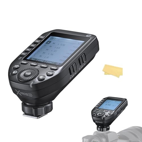 GODOX XproII-N 送信機 TTL 2.4G ワイヤレストランスミッター フラッシュトリガー 高速同期 HSS 1/8000s 大画面トリガー LCD スクリーン 16グループ 32チャネル APP対応 操作簡単 ニコン Nikon用カメラ対応 適格請求書発行可（Amazon）