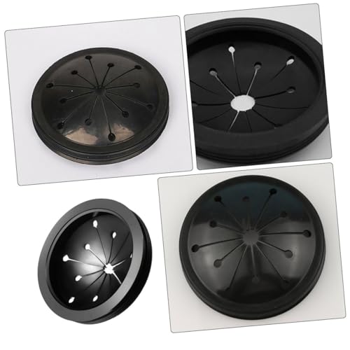 HOMSFOU 2PCS Garbage Disposal Splash Guards Noise Reducing Sink Baffle Plugs for Kitchen Sink Drain Fit Waste Containment Kitchen Cleanliness