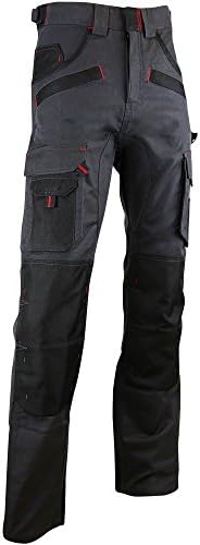 Genouillères De Travail BWOLF Scout - Coque Rigide + Double Gel - Pour Chantier, Bricolage, Jardinage - Noir