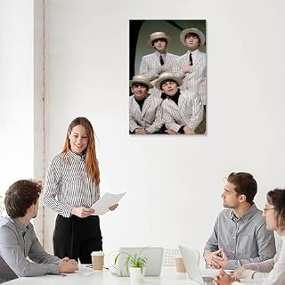 LUISAS Poster décoratif sur toile The Beatles – Impression d’art moderne pour chambre à coucher – 30 x 45 cm - Les Beatles, Paul McCartney, John Lennon, RIngo Starr, George Harrison LUISAS Poster décoratif sur toile The Beatles - Impression d'art moderne pour chambre à coucher - 30 x 45 cm – Image 5