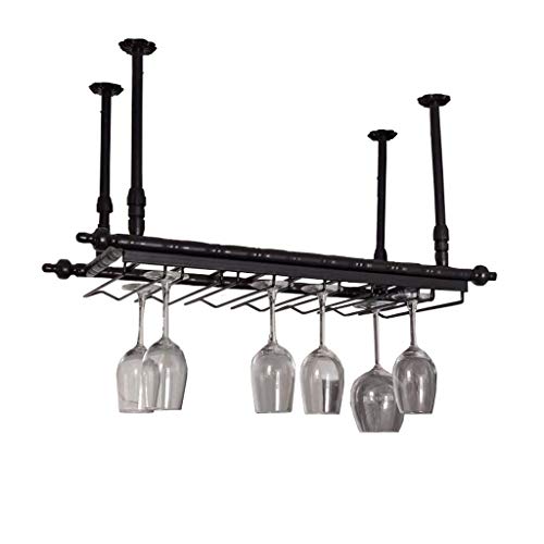Casier à vin suspendu pliable et support pour verre à l'envers - 2
