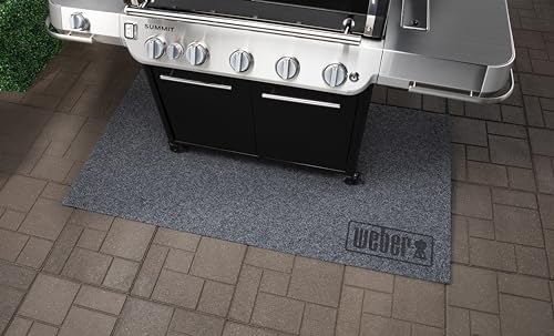Weber® XL Floor Protection Mat for Grills & Griddles | Extra‑Large Grill Mat Protects Patio & Deck Surfaces, Heat Resistant & Weather Resistant - Grill Accessory - image 2