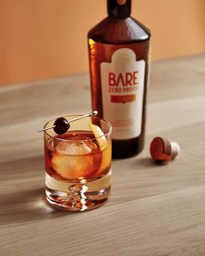 BARE Zero Proof® Bourbon Whiskey Non-Alcoholic BOURBON with Oak, Vanilla, Caramel Notes - Ideal for Exceptional Zero Proof Cocktails, Mix with Soda, Spindrift