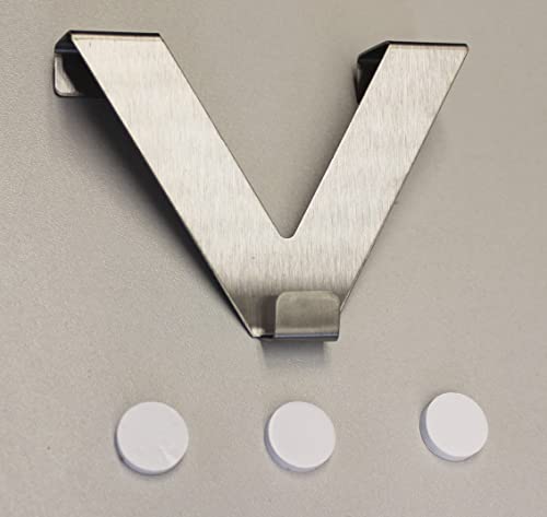 HOME WOHNIDEEN Easy FIX FENSTERHAKEN | V-Form | Farbe: Silber | Inhalt: 2 Stück | Tiefe: 20 mm, Aluminium HOME WOHNIDEEN Easy FIX FENSTERHAKEN | V-Form | Farbe: Silber | Inhalt: 2 Stück | Tiefe: 20 mm, Aluminium