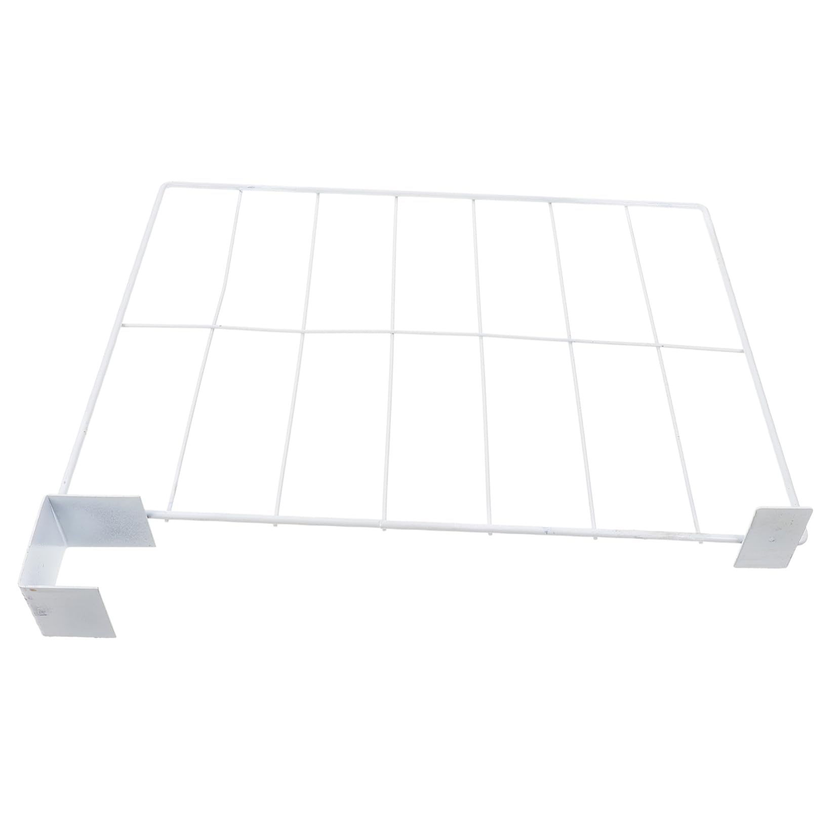 BUGUUYO 1pc Supermarket Organization Divider Shelf Goods Divider for Classification White Clapboard for Grocery Retail and Home Use