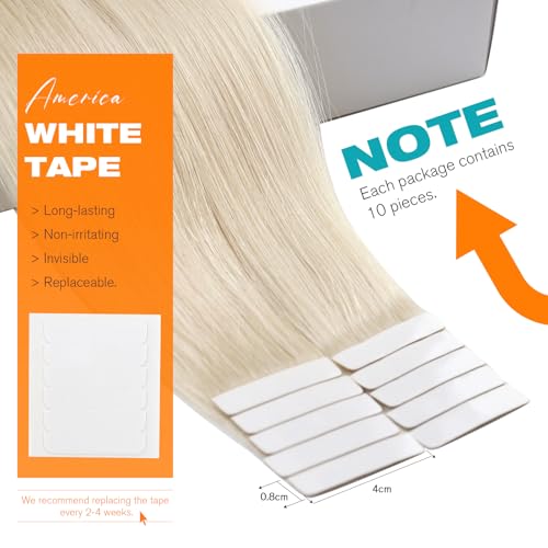 Image of Sunny Hair Tape in Extensions Bleach Blonde