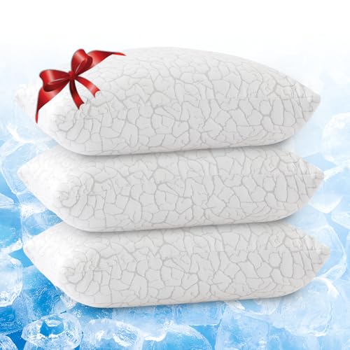 Set 3 Almohadas Espuma Viscoelástica Ajustables