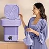 Mini Máquina de Lavar Dobrável 9L Portátil Bivolt – Lavadora para Roupas de Bebê e Peças Íntimas #2