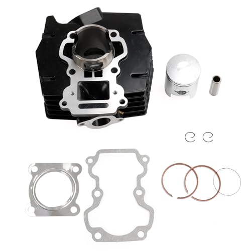 Topteng 50mm Cylinder Piston Gasket Top End Rebuild Kit 14MM for Suzuki Ax-100 2-stroke engine