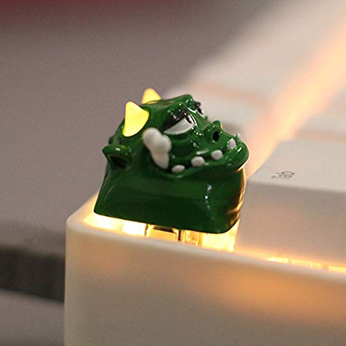 Keycap Little Monster Verde para Teclado Mecánico Cherry MX miniatura 5