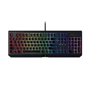 Razer BlackWidow Mechanical Gaming Keyboard: Green Mechanical Switches – Tactile & Clicky – Chroma RGB Lighting – Anti-Ghosting – Programmable Macro Functionality