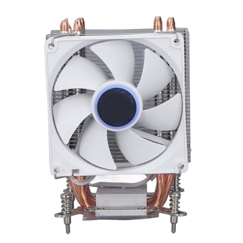 Raffreddatore CPU 6 Tubi di Calore 3 Pin 12VDC 2000 rpm Ventola di Raffreddamento CPU con Cuscinetti Idraulici per Scheda Madre 775 1150 1151 1155 1156 1200 1700 1356