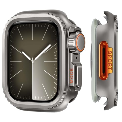 Suphart Metal Cases Compatible with Apple Watch Series 9/8/7 45mm Case - image 1