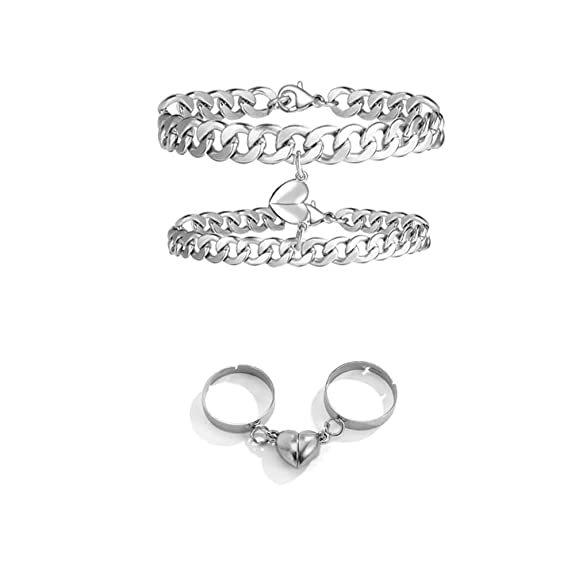 See full amazon price history chart for BEAUTIVIA Couple Valentines Day Lover Heart Shape Magnetic Couple Bracelet, Pendant Chain, Ring, Mutual Attraction Matching Relationship for Your Loved Ones For Unisex Adult BEAUTIVIA Couple Valentines Day Lover Heart Shape Magnetic Couple Bracelet, Pendant Chain, Ring, Mutual Attraction Matching Relationship for Your Loved Ones For Unisex Adult (B0BTXFPTWG) Amazon Price History, Amazon Price Tracker