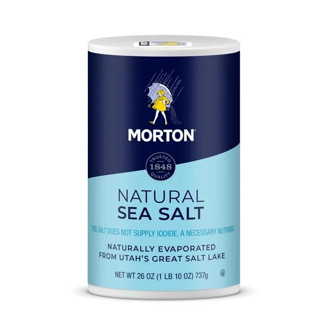 Amazon.com : Morton Salt Sea Salt, Natural All-Purpose, 26 Ounce, 1 ...