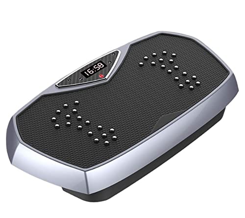Image of Vibration Plate Exercise Machine - Whole Body Workout Vibration Fitness Platform w /Remote 120 Levels Home Training Equipment for Weight Loss Max Load 330lbs,N