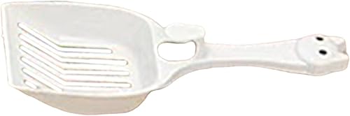 Miniatura 5 de Generic Caja de arena para gatos con cuchara de alta cara, fácil de limpiar con llanta, caja de arena para gatos con marco, bandeja de arena para