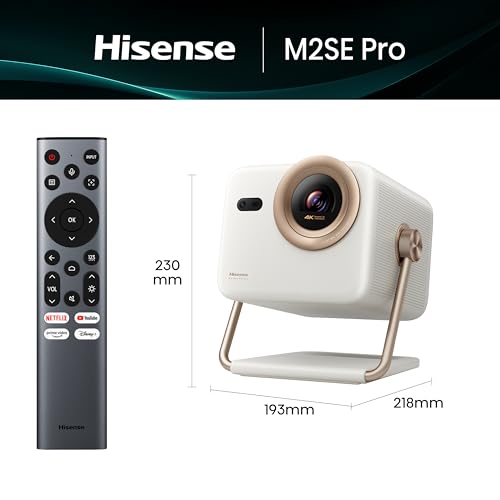 Vidéoprojecteur HISENSE M2SE Pro 4K UHD Triple Laser Trichroma 1150 ANSI Lumens Smart TV VIDAA Dolby Vision - vue 5