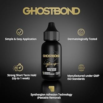 Professional Hair Labs GHOSTBOND Glowup Revolutionary Wig Glue with Sythergion Adhesion Technology 1.3oz