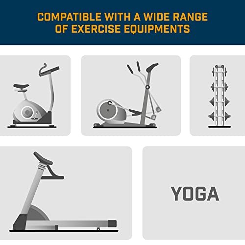 Alpcour Bike Trainer Mat – 36”X78” Multipurpose Carpet And Floor Protection – Water-Resistant With Anti-Slip Texture And Noise Insulation For Home And Indoor Gym Workout Cycling #TOP5