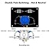 Sekelo AC Rotary Selector Switch Panel - 120V 30A, 2 Position Marine Shore Power Transfer Switch with Reverse Polarity LED Indicator for Boats Yachts