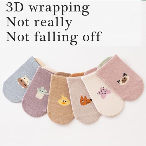 Cotton Baby Socks Anti Slip Gripped Bottom Socks Cartoon Pattern Designing for Toddler Learning to Walk 0-3 Years3