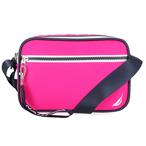 Nautica womens High Seas Camera Crossbody, Fuchsia, One Size