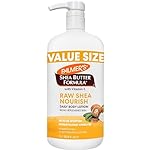 Palmer's Shea Formula Raw Shea Body Lotion for Dry Skin, Hand & Body Moisturizer, Value Size Pump Bottle, 33.8 Ounces (Pack of 1)