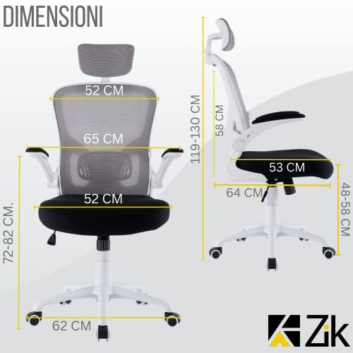 Zik Sedia da ufficio ergonomica