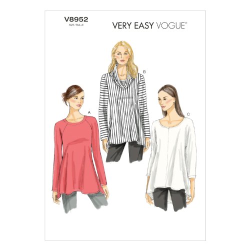 Vogue Patterns V8952 Misses' Tunic Sewing Template, Size Y #TOP19
