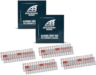 EZPass/I-Pass/Toll Tag Tape Mounting Kit - Peel and Stick Adhesive Strips Dual Lock Tape - 8 Strips (4 Sets) with Alcohol Prep Pad, EZ Tape, EZ Pass Holder Velcro Strips with Adhesive for Windshield
