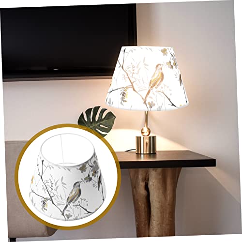 Betooky Vintage Decor Flower And Bird Fabric Lampshade Lamp Shades For Table Lamps Light Cover Replacement Lamp Shade Light Shade Metal Indoor Decorate E27 Table Lampshade Retro Decor #TOP4