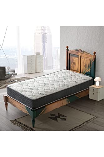 Opalin 90x180 Shadow Ultra Lüx Bamboo Tek Kişilik Yaylı Yatak 90 * 180 Ortopedik Tek Kişilik Yatak