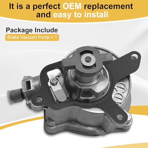 Bomba de vacío de freno compatible con Volkswagen Beetle Golf Jetta Passat Rabbit SportWagen 2006-2014 Audi TT Quattro RS 2012-2013 2.5L 07K145100C 07K145100H miniatura 6