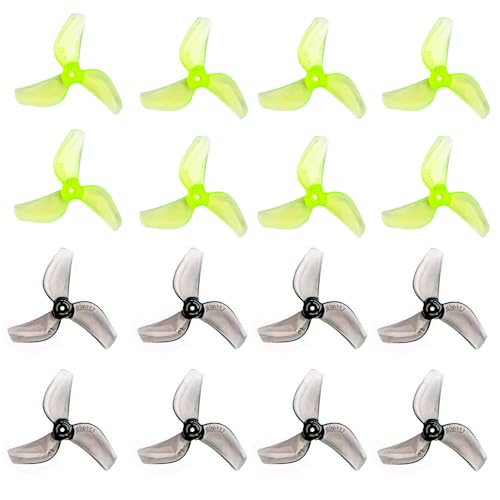 16pcs Gemfan 31mm propellers 3-Blade 1.0 Shaft 1219S PC Propeller for FPV Tinywhoop Micro Drone 0702 29000KV DIY Parts