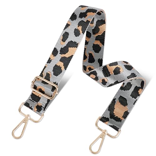 Image of chushui Leopard Print Purse Strap for Women,Adjustable Crossbody Bag Strap