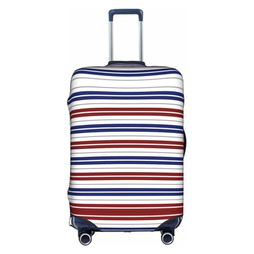 Housse de bagage élastique anti-rayure contre les chocs de valise L blanche zippée