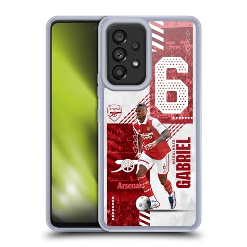 Funda protectora Samsung Galaxy A53 5G evita arañazos diseño Arsenal Gabriel Magalhães