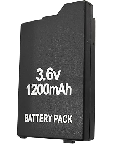 ROYEUEU Battery for Sony PSP 2000 3000: Model PSP-S110 Portable Replacement Battery Pack 3.6V 1200mAh for Sony PlayStation PSP 2001 3001 Slim
