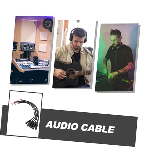 Cable audio con conector Jack 3.5mm hembra a cable sin terminal miniatura 3