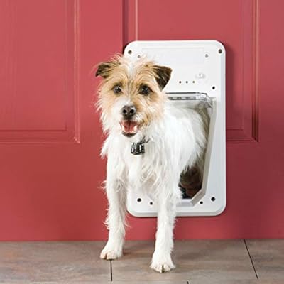 PetSafe Electronic SmartDoor - Collar Activated Dog and Cat Door - Small to Large Pets
