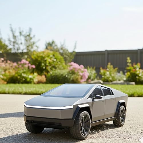 Image of Remote Control Tesla Cybertruck 1:14 Scale for Kids & Adults | Simulation High Speed Racing Car | Dazzling Light Effect Cyber Truck for Kids | Best Gift for Boys & Girls